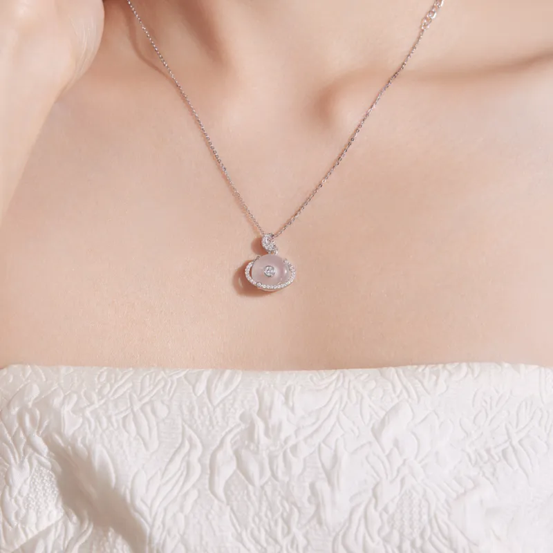 Century Edge Jewelry Chalcedony Jade Necklaces Women's-6