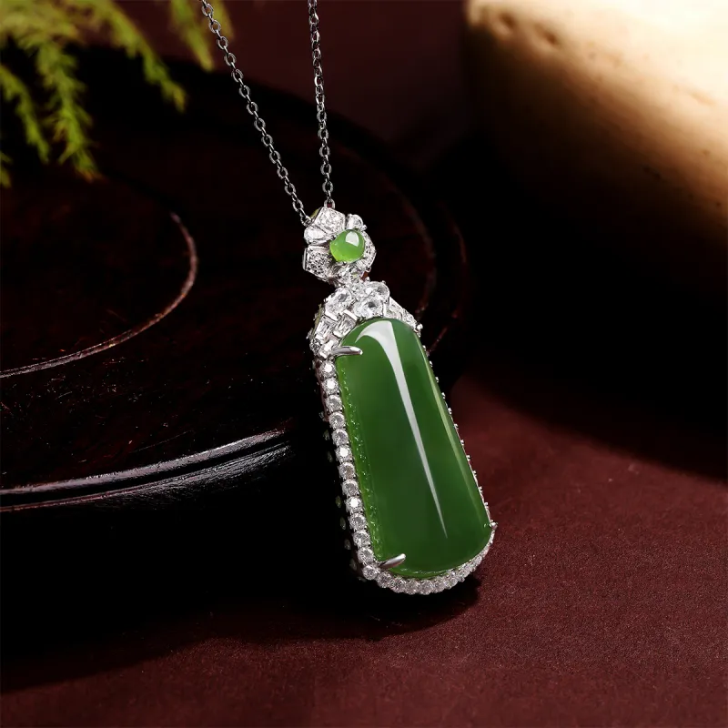 Century Edge Jewelry Hetian Jade Pendant Jasper Women's-4