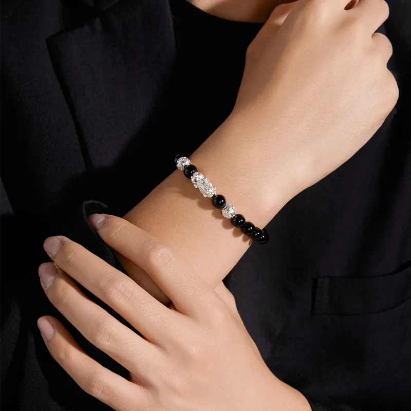 Century Edge Jewelry Obsidian Bracelets Men's-3