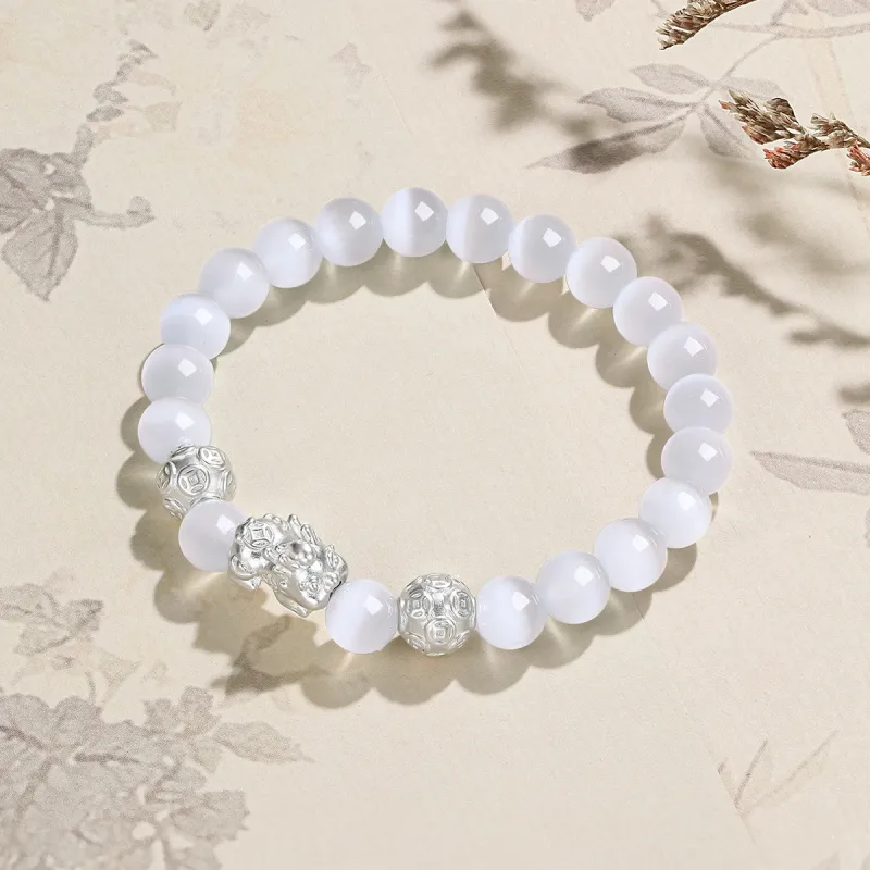 Century Edge Jewelry Glass Cat Eye Bracelets Unisex-1