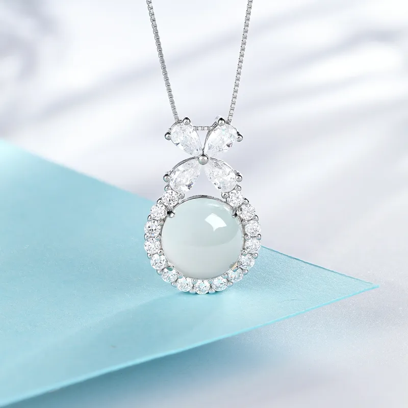 Century Edge Jewelry Chalcedony Jade Necklaces Women's-1