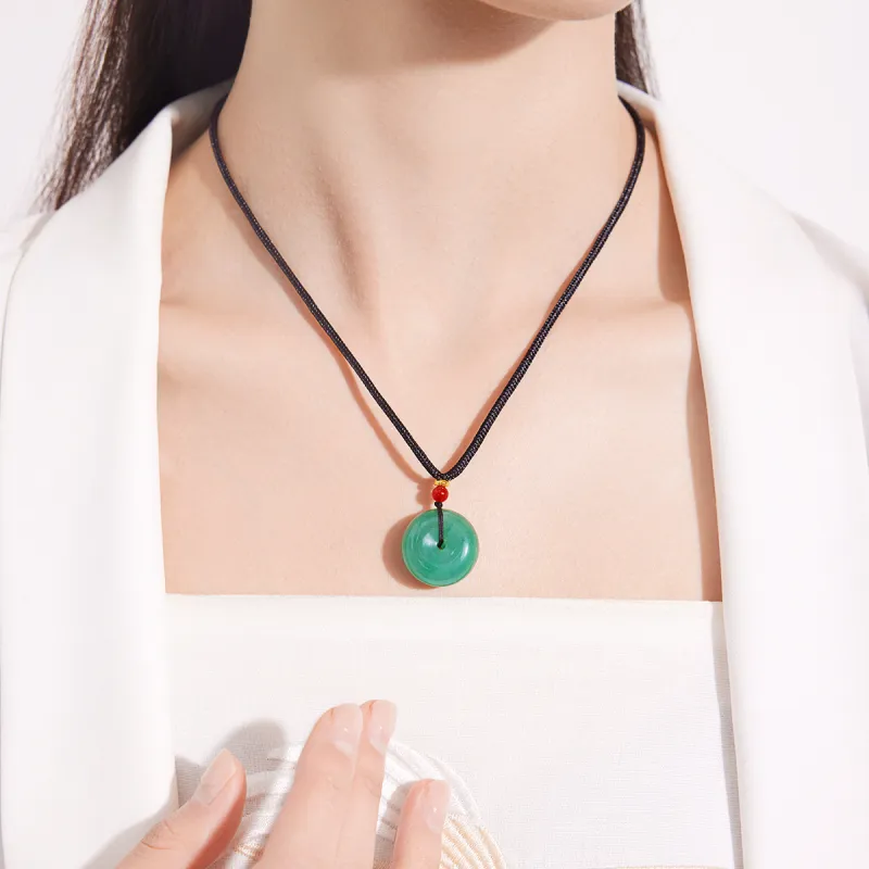 Century Edge Jewelry African Emerald Necklaces Women's-6