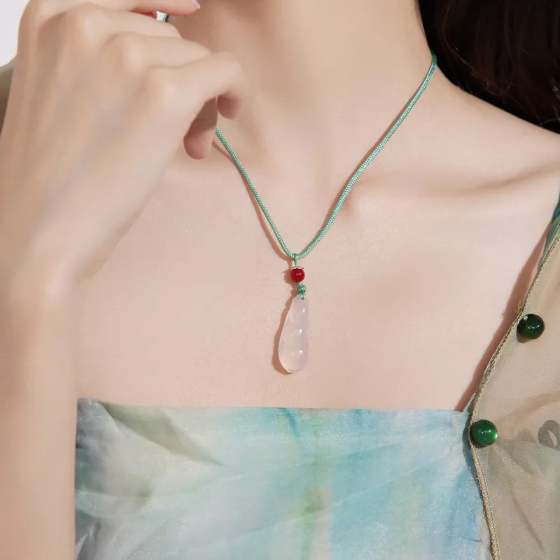 Century Edge Jewelry Chalcedony Jade Pendants Women's-18