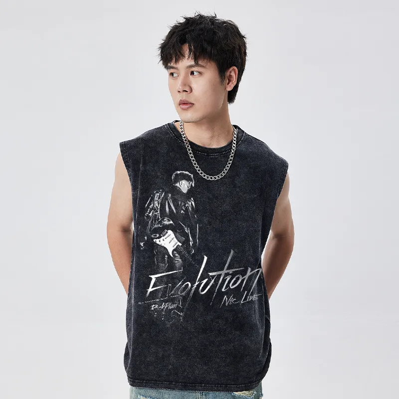 ROCK PLAN Tank Tops Unisex-14