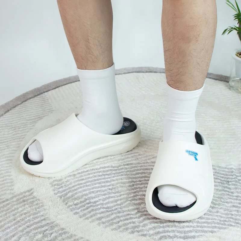 LOL x LiNing Slip Resistant Slide Slippers Unisex White-10
