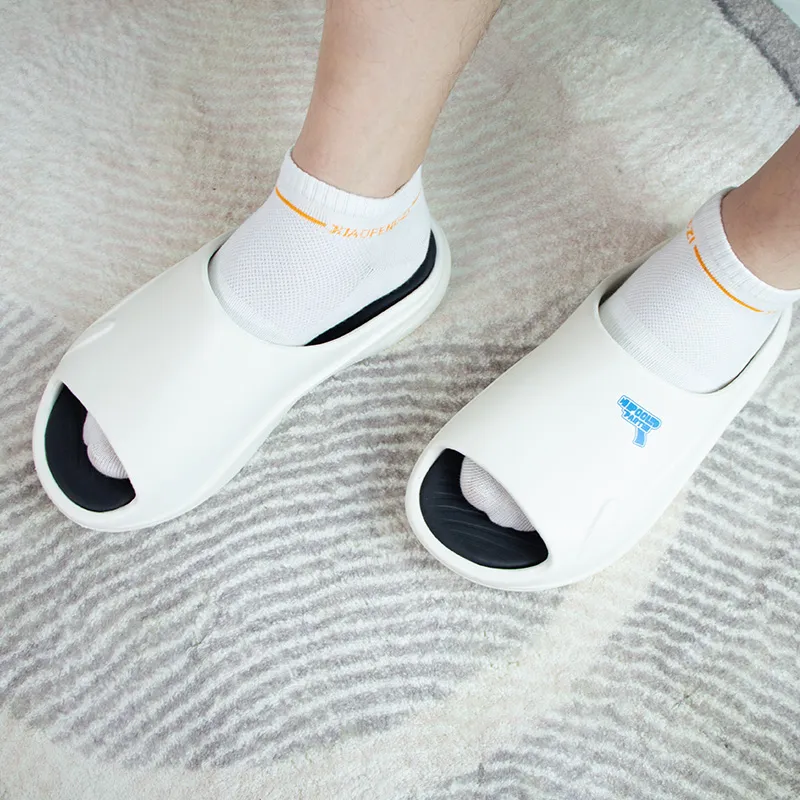 LOL x LiNing Slip Resistant Slide Slippers Unisex White-9