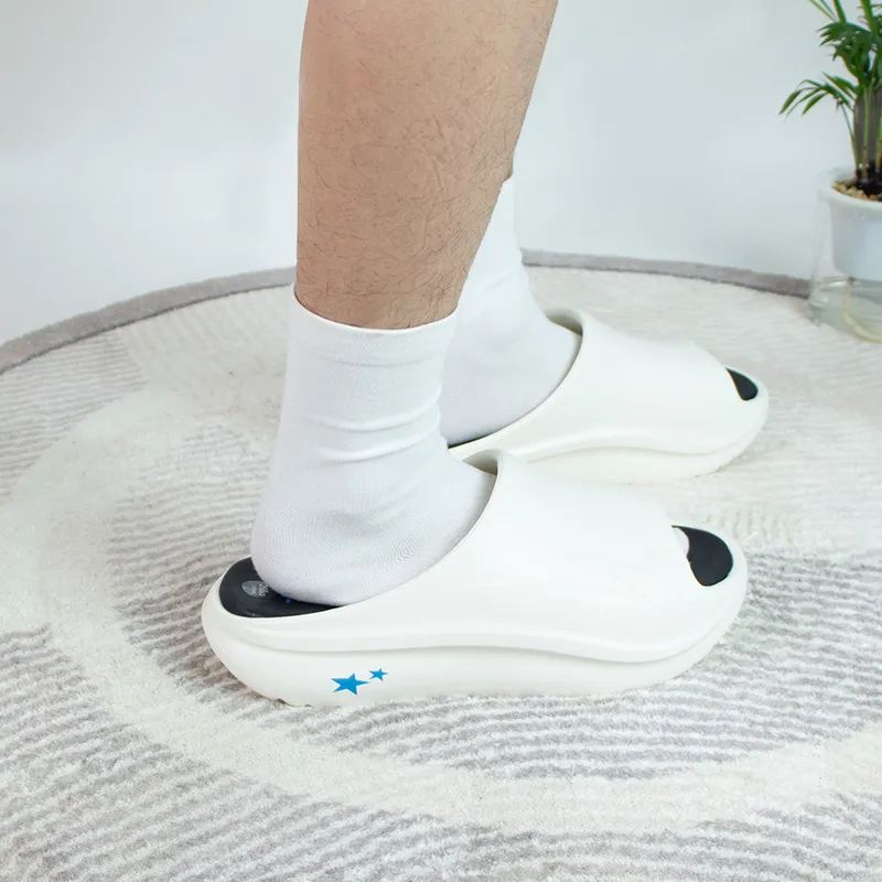 LOL x LiNing Slip Resistant Slide Slippers Unisex White-7