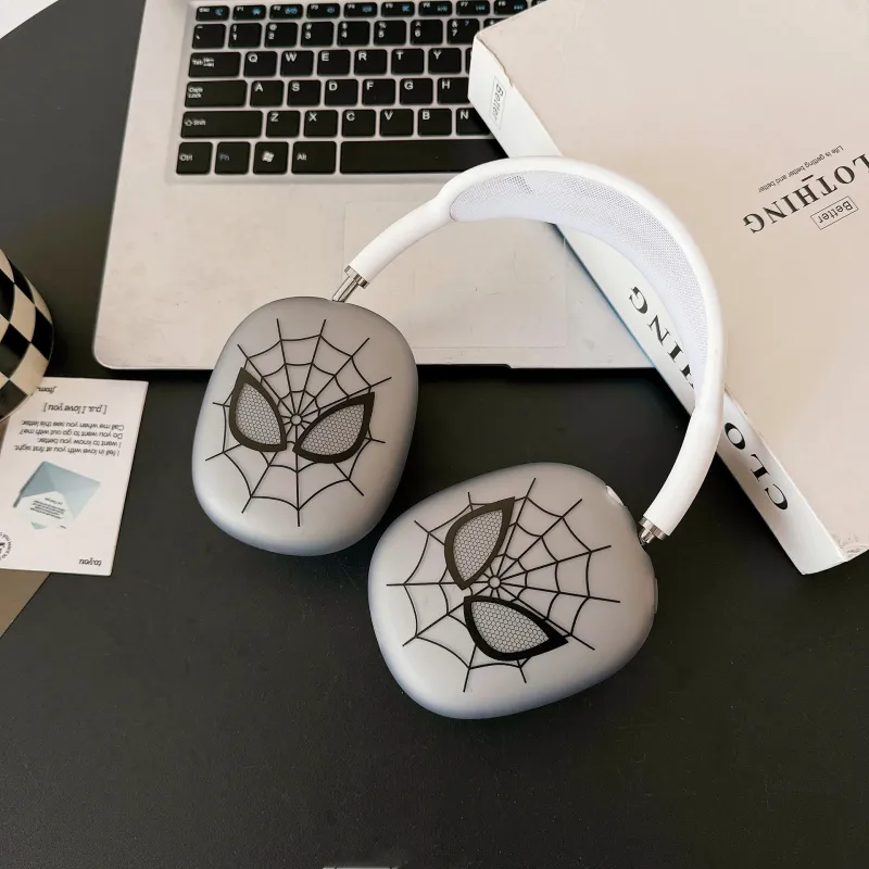 IXN Compatibility AirPods Ma TPU Japanese And Korean Style Matte Spider Man Headphone Cases-2