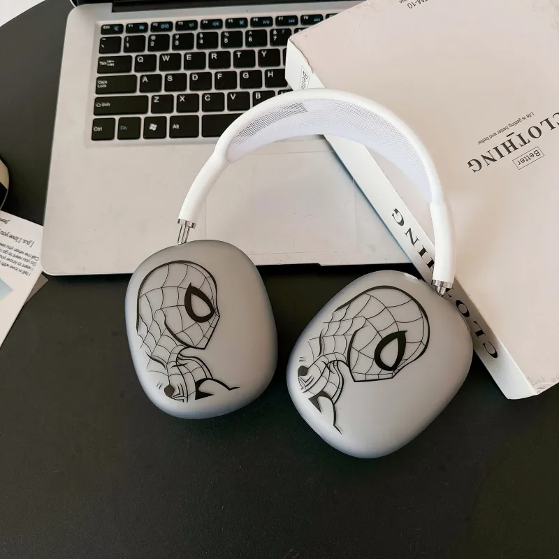 IXN Compatibility AirPods Ma TPU Japanese And Korean Style Matte Spider Man Headphone Cases-5