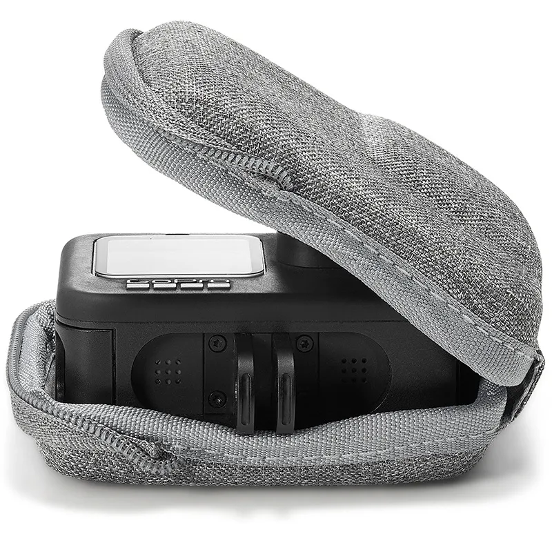 IXN Camera Bags Compatibility Gopro12/11/10/9/8/7 Portable Impact Resistant Half Case Body Screen Lens Protective Box-2