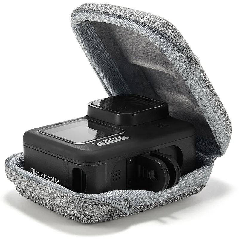 IXN Camera Bags Compatibility Gopro12/11/10/9/8/7 Portable Impact Resistant Half Case Body Screen Lens Protective Box-1