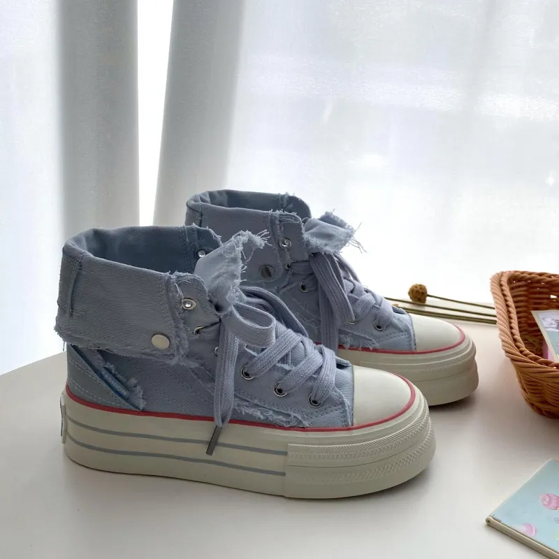 Lanza High Top Skateboard Shoes Women's-1