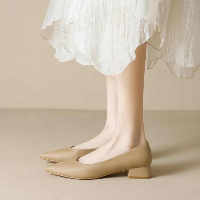 Lanza Chunky Heel High Heels Women's-6