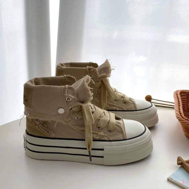 Lanza High Top Skateboard Shoes Women's-6