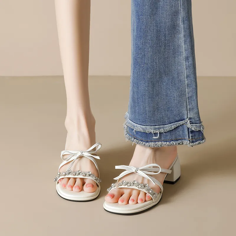 Lanza Rubber Sole Slide Slippers Women's-2