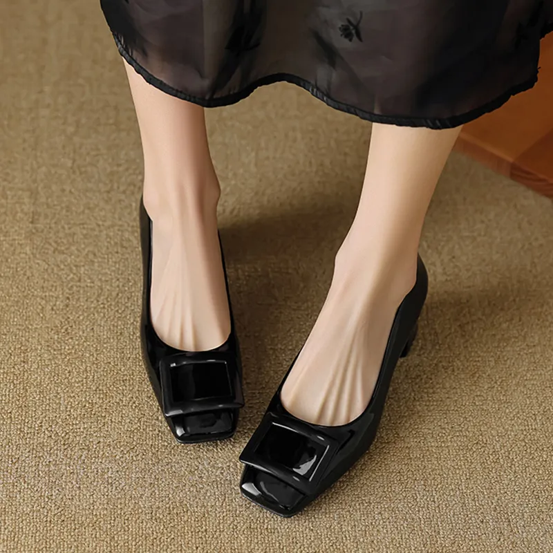Lanza Slim Heel High Heels 5CM Women's-1