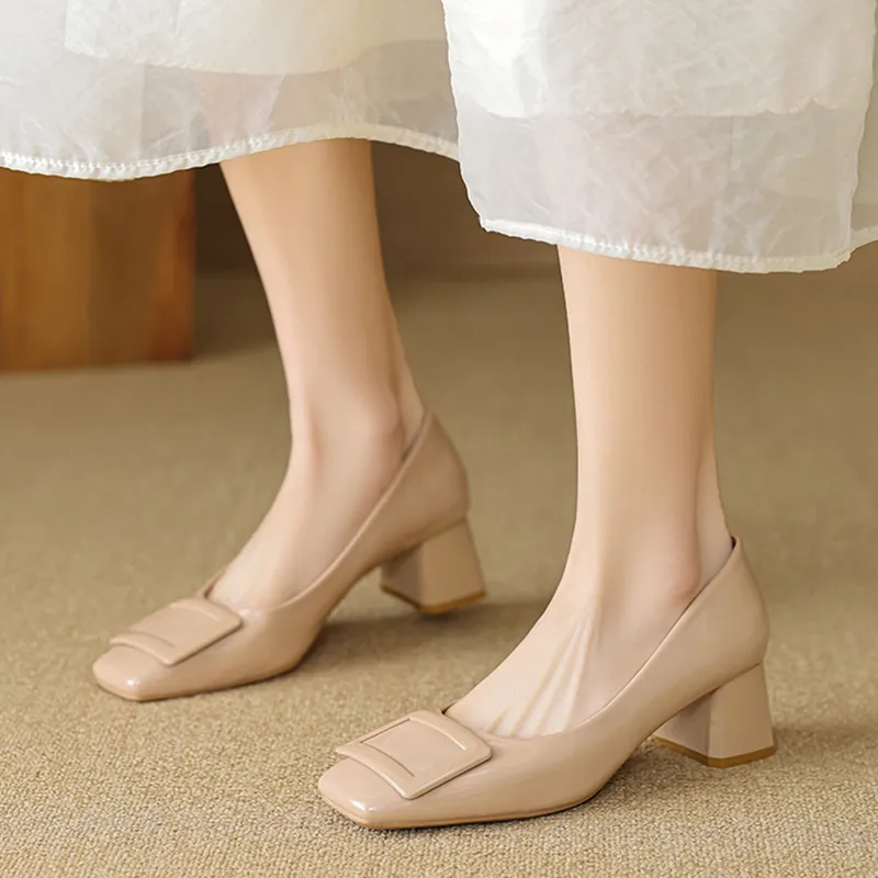 Lanza Slim Heel High Heels 5CM Women's-6