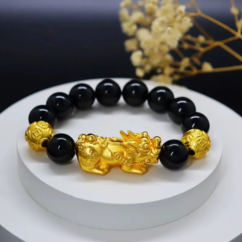GUDUD Obsidian Bracelets Unisex-2