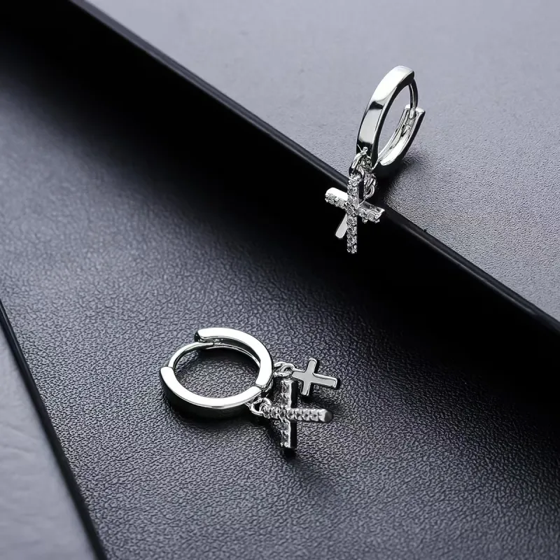 GUDUD Titanium Steel Earrings Unisex-4