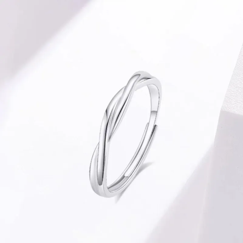 GUDUD S999 Fine Silver Rings Unisex-4