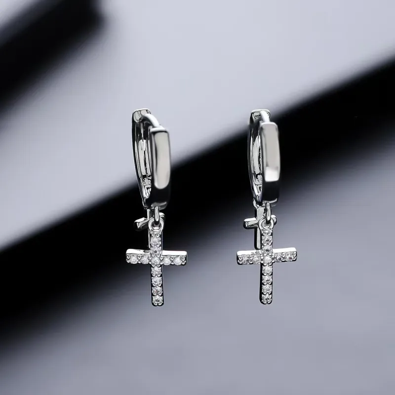 GUDUD Titanium Steel Earrings Unisex-2