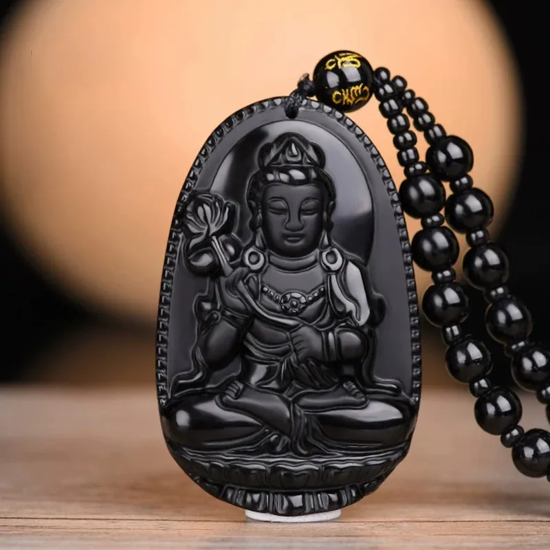 GUDUD Obsidian Necklaces Unisex-2