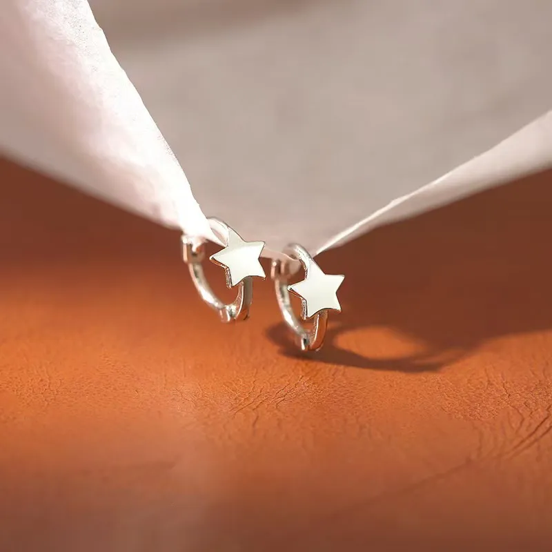 GUDUD S999 Fine Silver Earrings Unisex-1