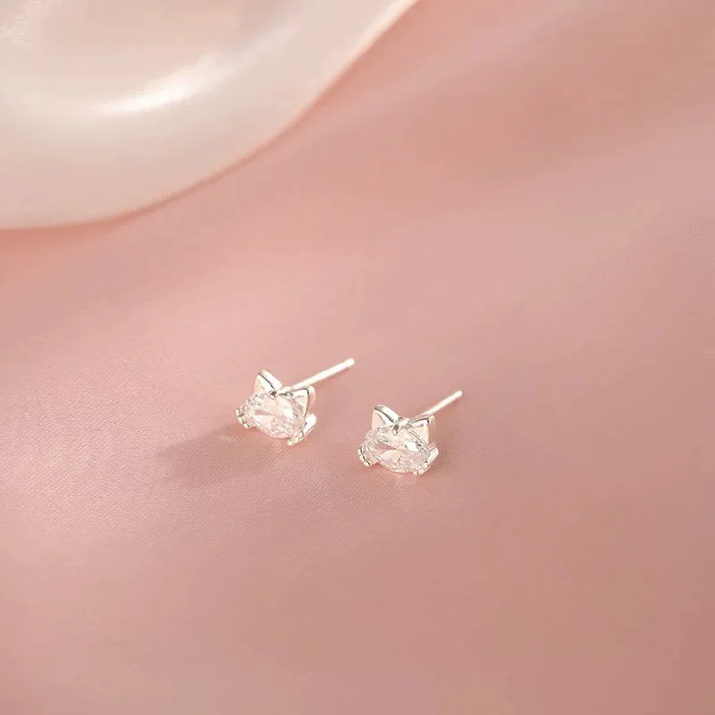 GUDUD Charming And Versatile Earrings Stud Earrings Women's-2