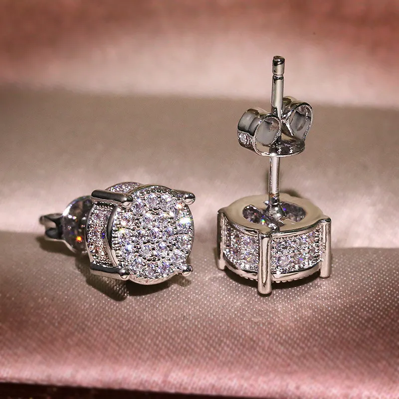 GUDUD Alloy Stud Earrings Men's-4