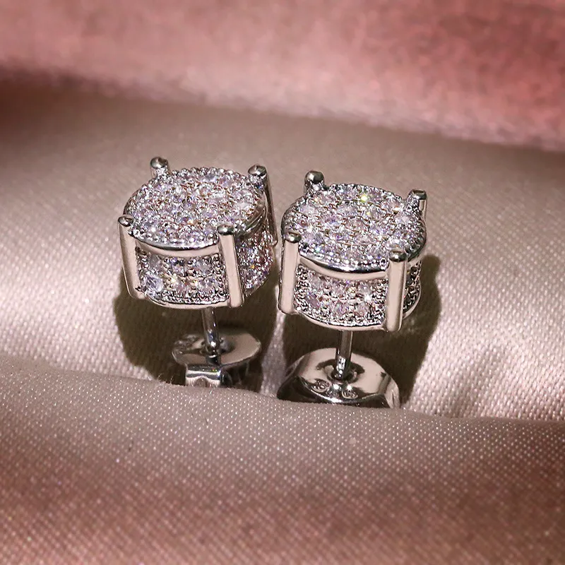 GUDUD Alloy Stud Earrings Men's-3