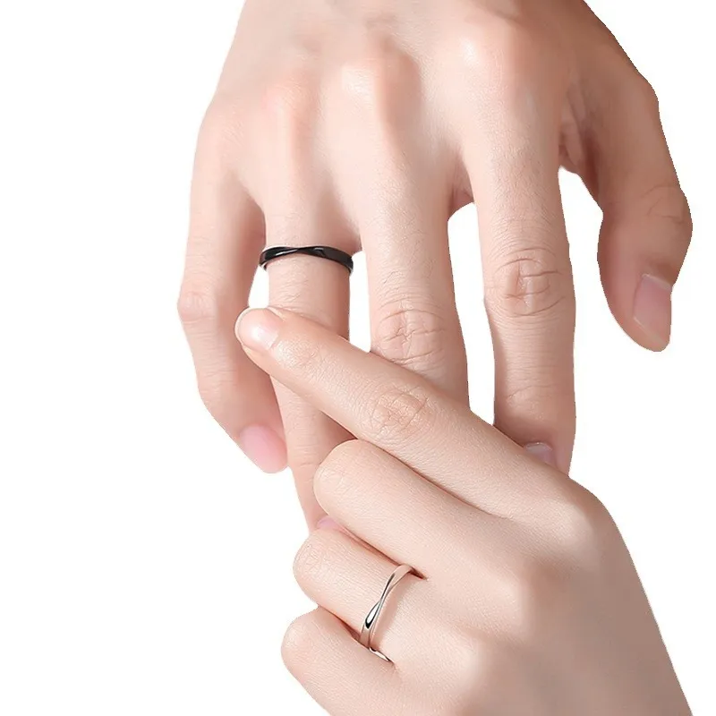 GUDUD 999 Fine Silver Rings Unisex-3