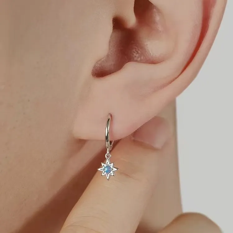 GUDUD Titanium Steel Earrings Unisex-2