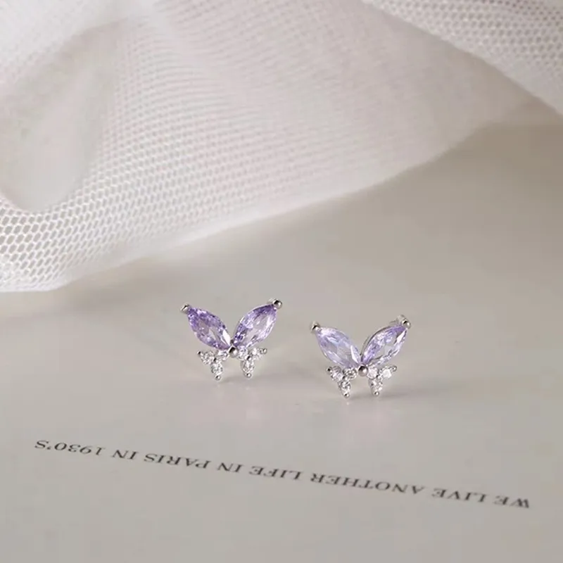 GUDUD Titanium Steel Stud Earrings Women's-3