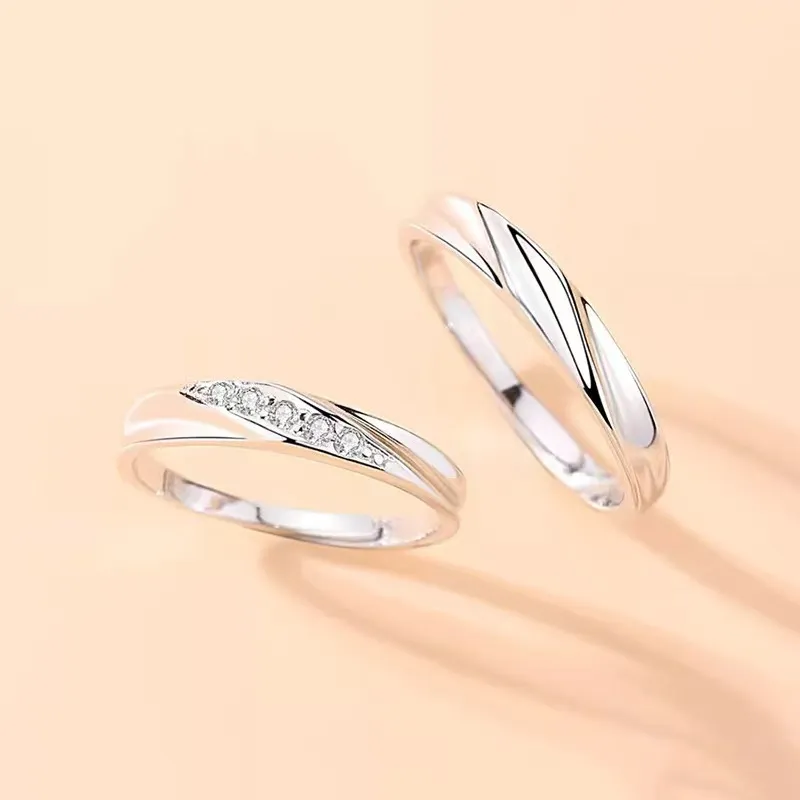 GUDUD S999 Fine Silver Rings Unisex-1