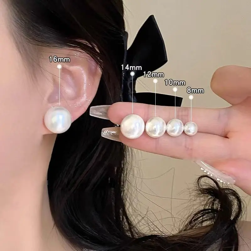 GUDUD 925 Silver Needles Stud Earrings Women's-2