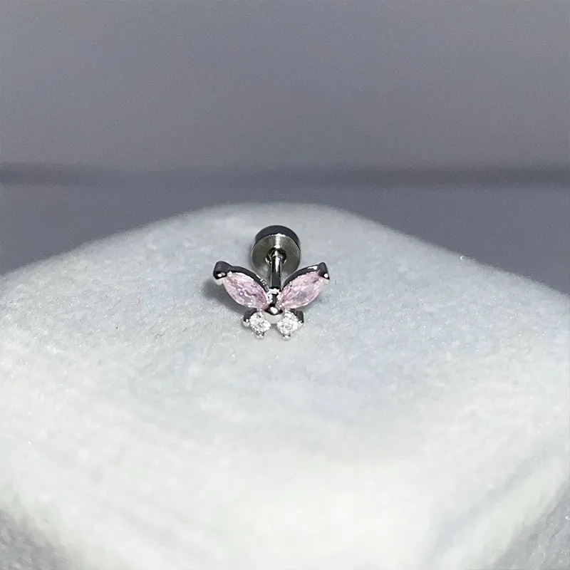 GUDUD Titanium Steel Stud Earrings Women's-2