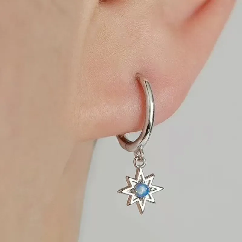 GUDUD Titanium Steel Earrings Unisex-1