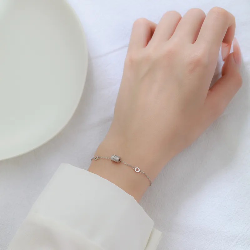 GUDUD Zircon Rope Bracelets Unisex-4