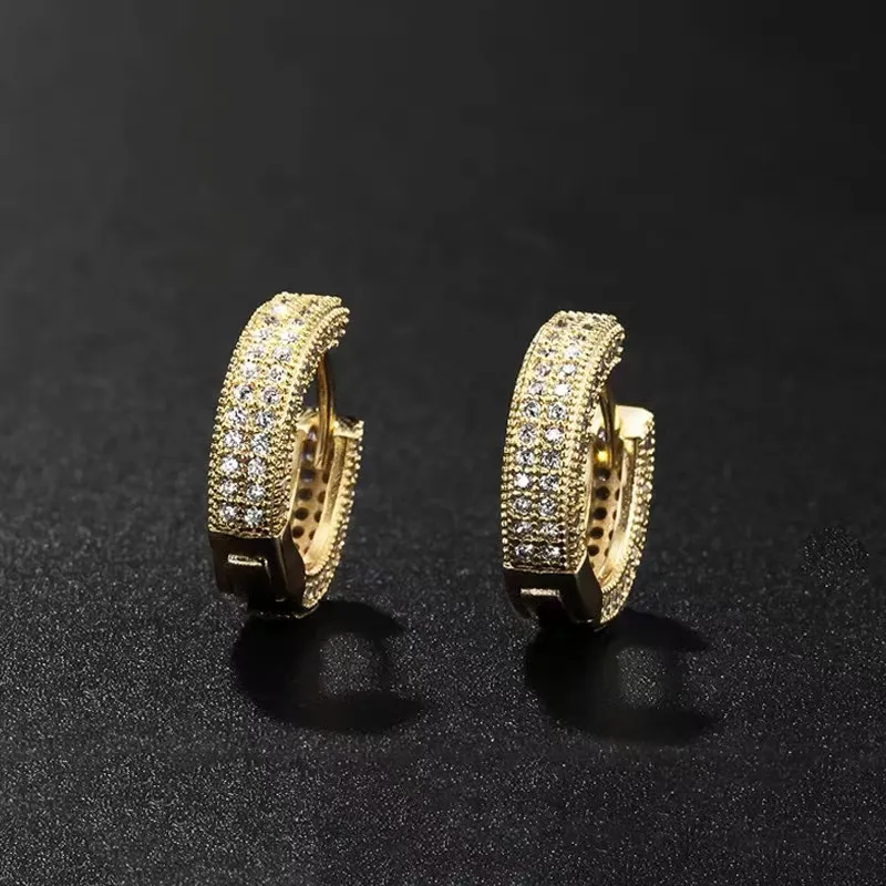 GUDUD S925 Silver Earrings Unisex-4
