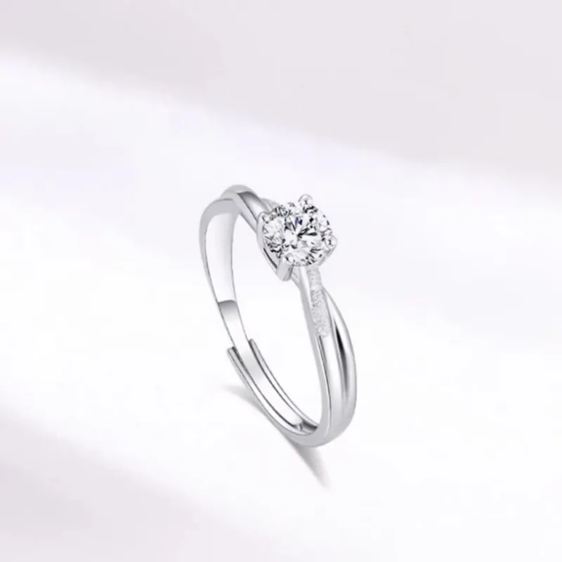 GUDUD S999 Fine Silver Rings Unisex-3