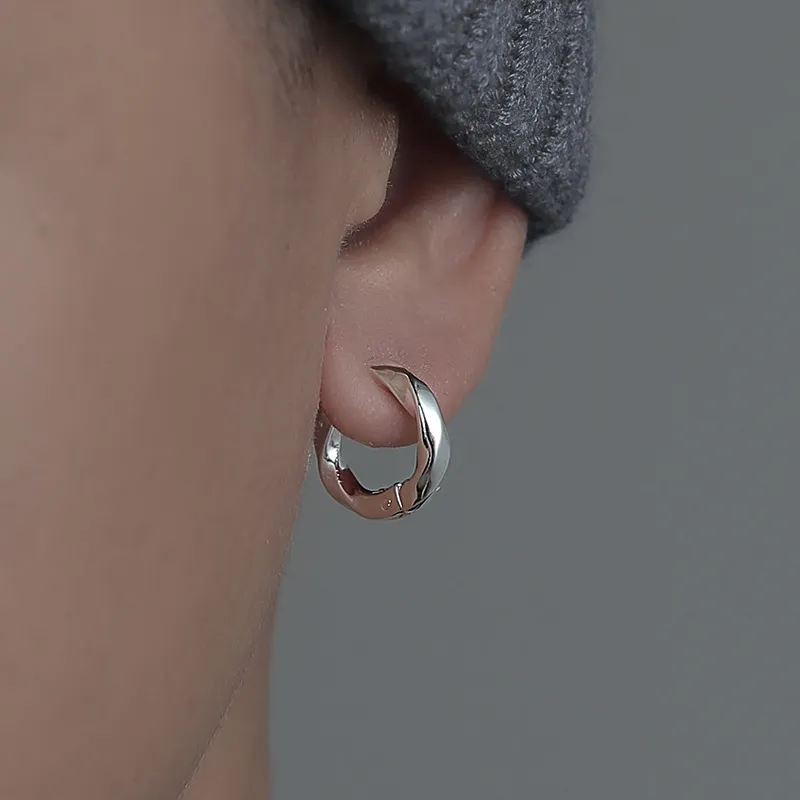GUDUD Alloy Clip On Earrings Men's-3