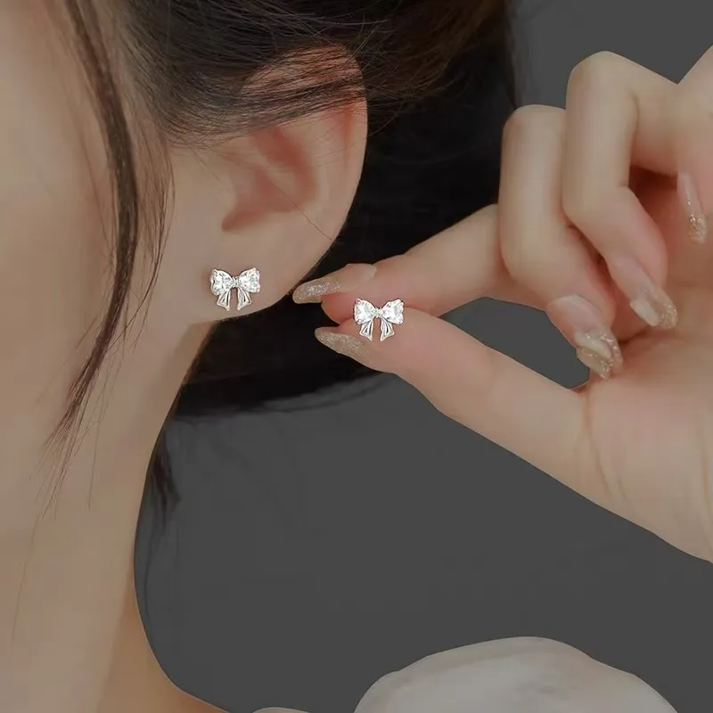 GUDUD S999 Hoop Earrings With Studs Women's-2