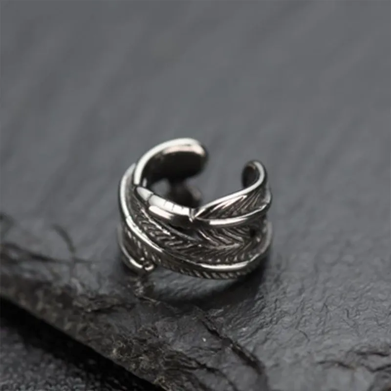 GUDUD Titanium Steel Clip-On Earrings Men's-1