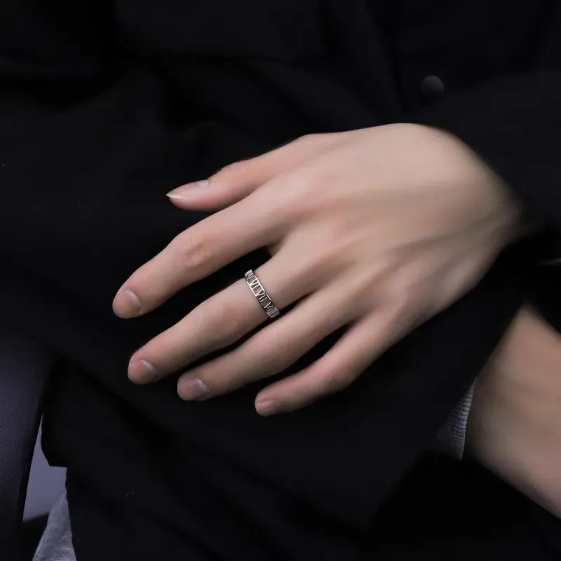 GUDUD 925 Sterling Silver Rings Unisex-2