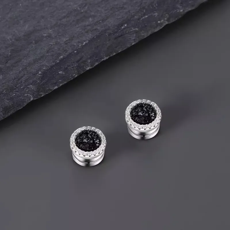 GUDUD Alloy Clip-On Earrings Men's-2