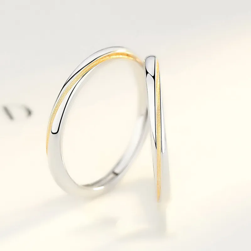 GUDUD S999 Fine Silver Rings Unisex-4