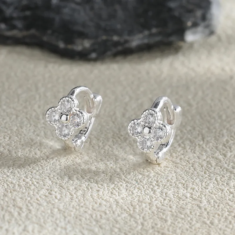 GUDUD S999 Fine Silver Earrings Unisex-1