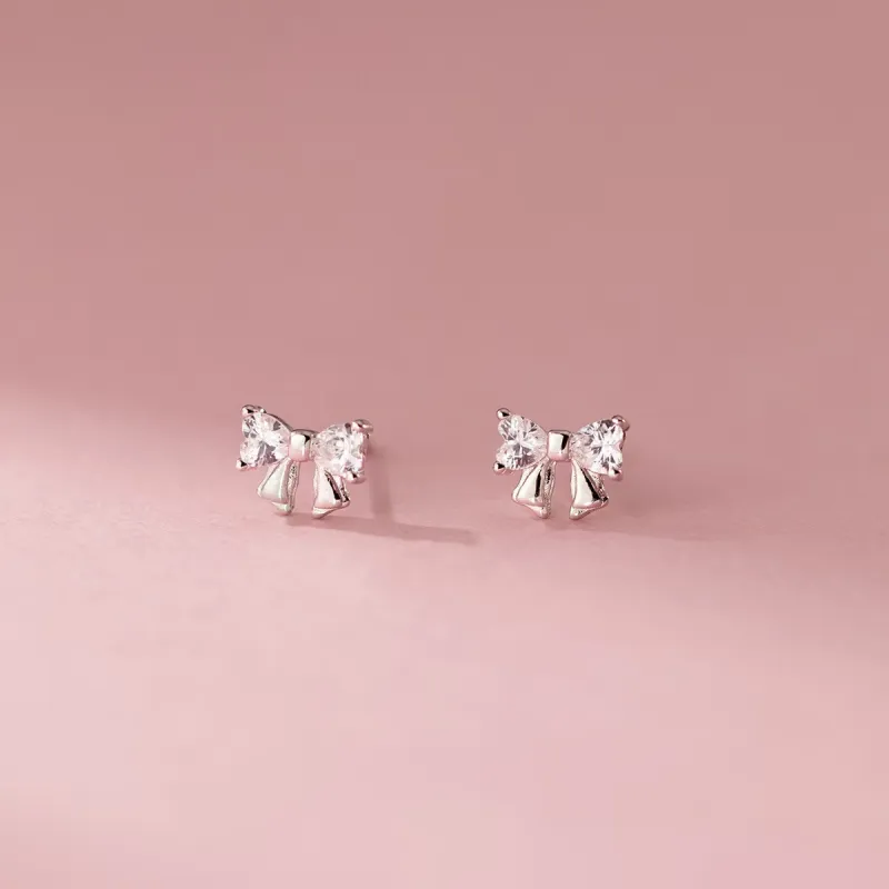 GUDUD S999 Hoop Earrings With Studs Women's-4