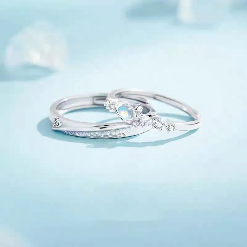 GUDUD S999 Fine Silver Rings Unisex-2
