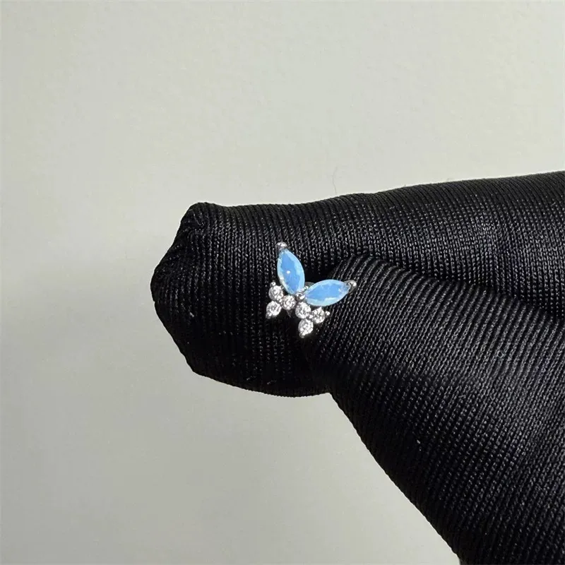 GUDUD Titanium Steel Stud Earrings Women's-4